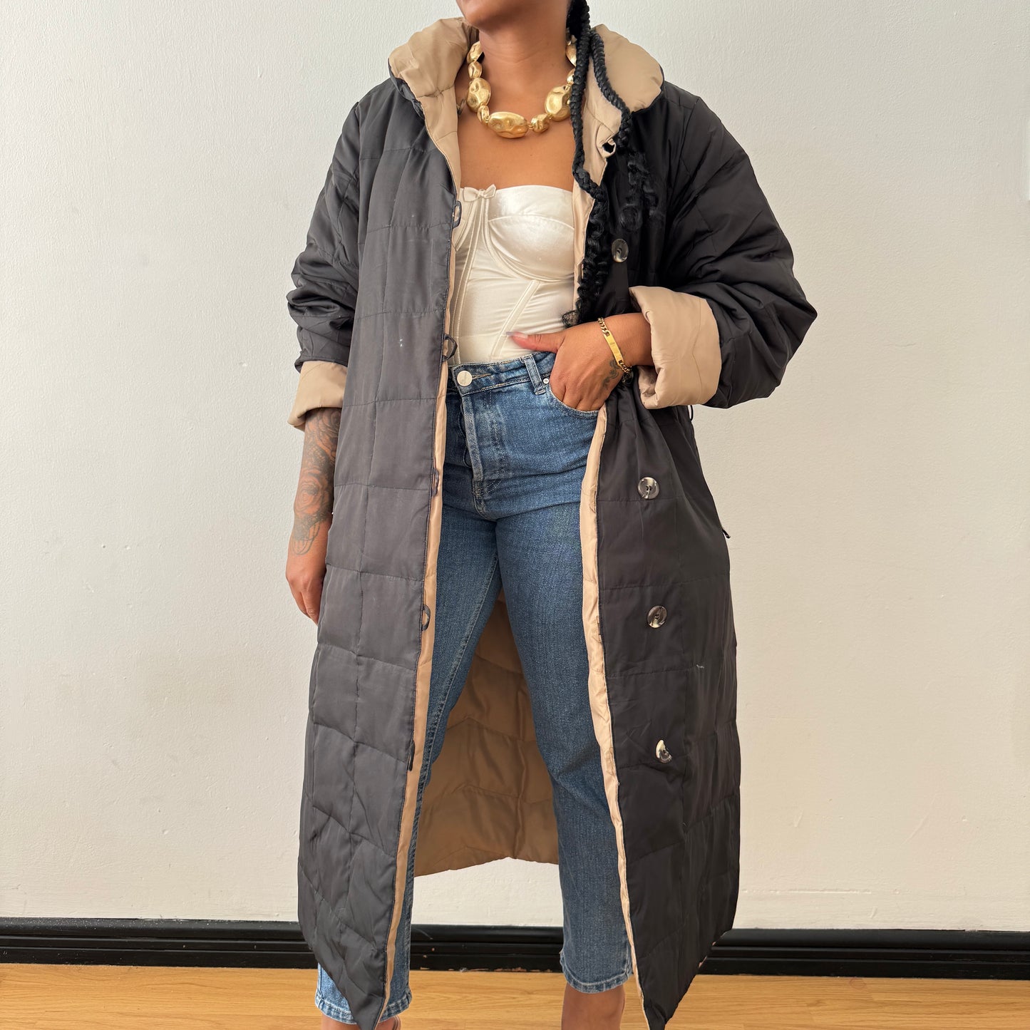 Newly Added: Brand New Reversible Duck Down Winter Puffer Jacket