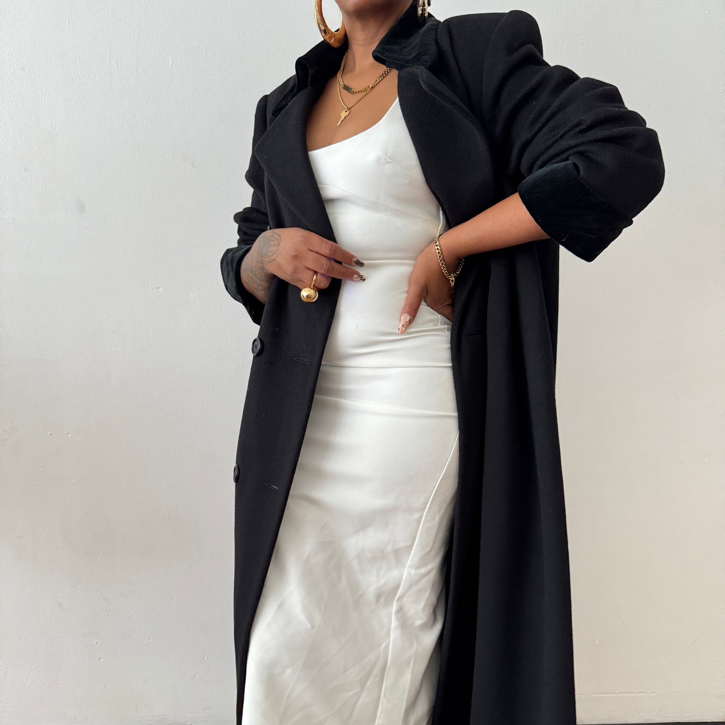 Newly Added: Brand New Winter Quality Coat with Velvet Collar and Sleeve