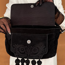 Load image into Gallery viewer, Newly Added: Zara Branded Genuine Suede Sling Bag with Tassels