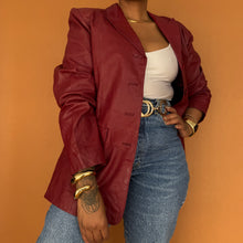 Load image into Gallery viewer, Genuine Leather Blazer