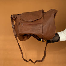 Load image into Gallery viewer, Newly Added: Large Genuine Leather Hobo Bag