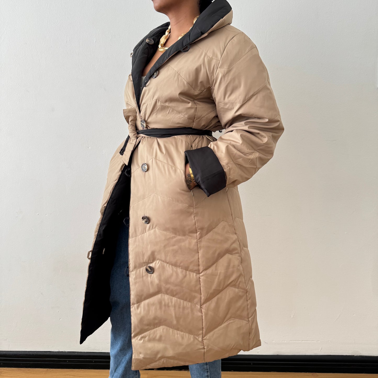Newly Added: Brand New Reversible Duck Down Winter Puffer Jacket