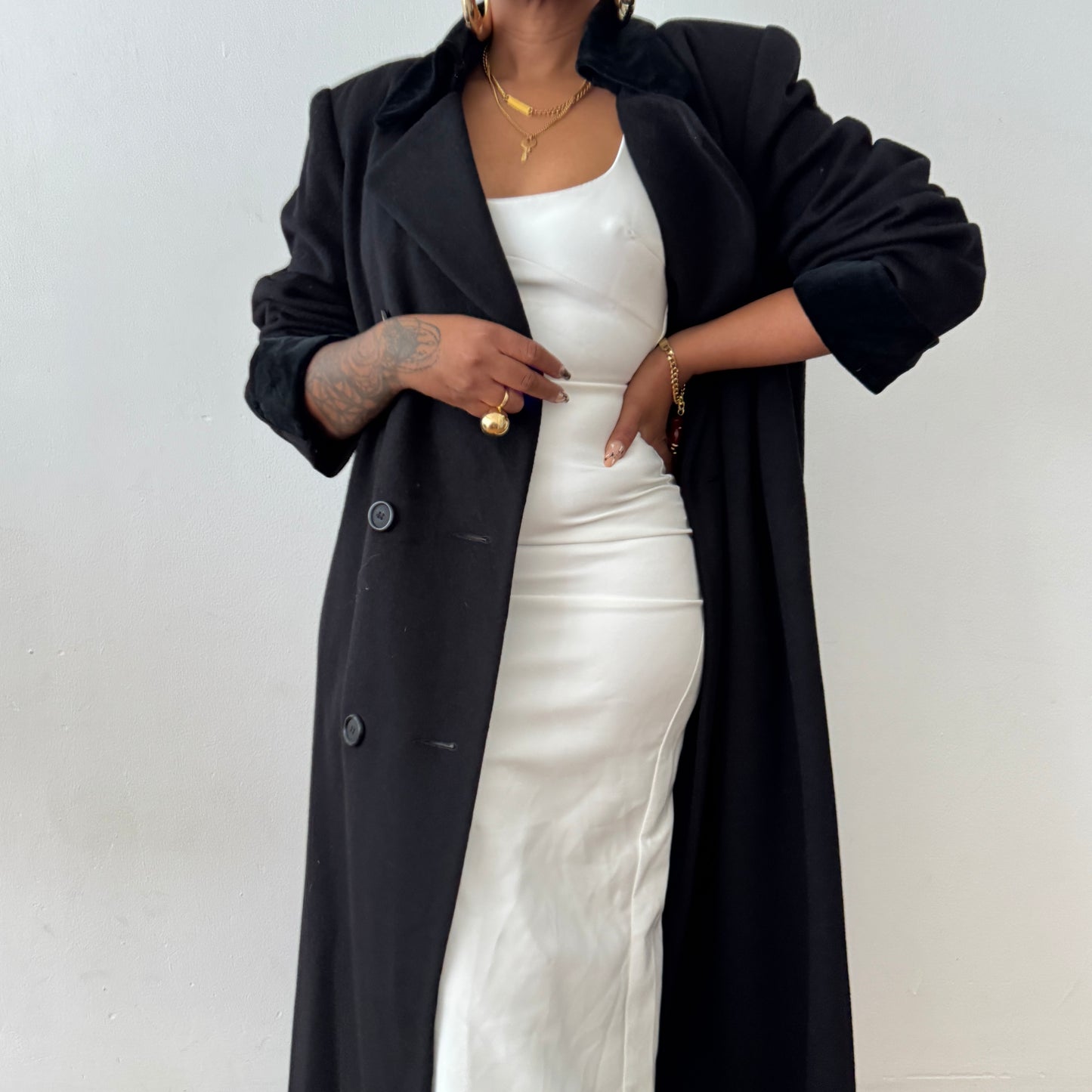 Newly Added: Brand New Winter Quality Coat with Velvet Collar and Sleeve