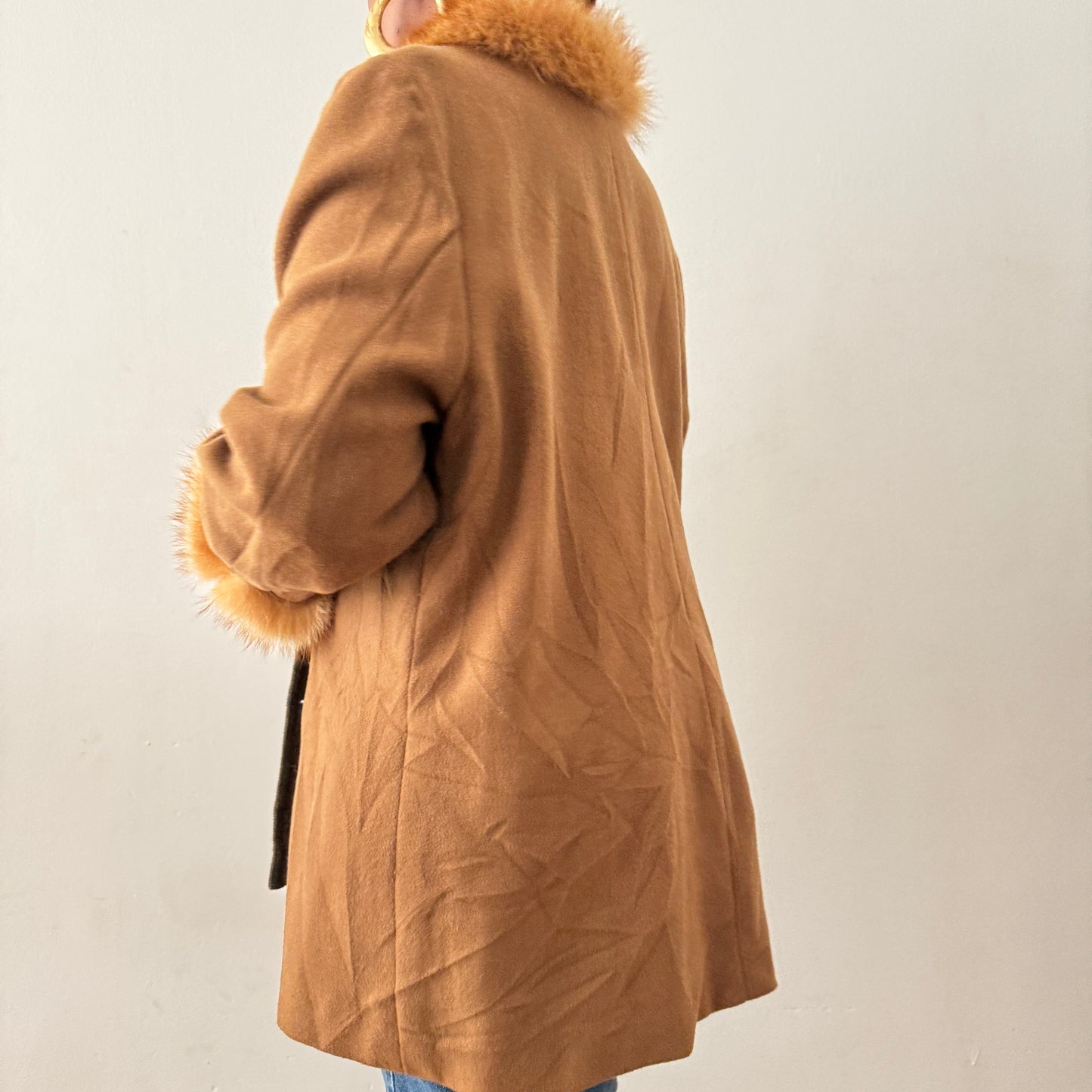 Newly Added: Genuine Fur Collar & Sleeve Winter Coat