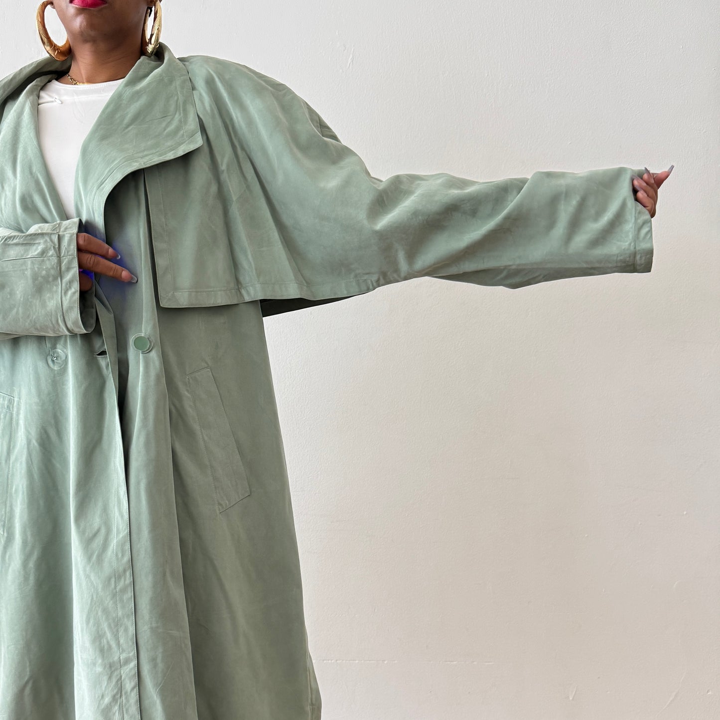 Newly Added: Vintage Trench coat **No Belt