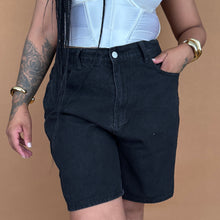 Load image into Gallery viewer, Newly Added: Stretchy Waist Denim Shorts