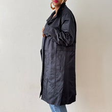 Load image into Gallery viewer, Hooded Weather Resistant Trench Coat