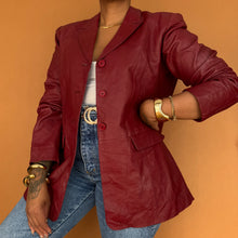 Load image into Gallery viewer, Genuine Leather Blazer