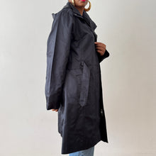 Load image into Gallery viewer, Hooded Weather Resistant Trench Coat