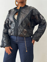 Load image into Gallery viewer, Genuine Leather Patched and Outstitched Jacket