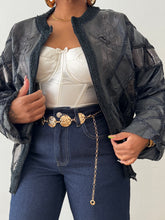Load image into Gallery viewer, Genuine Leather Patched and Outstitched Jacket