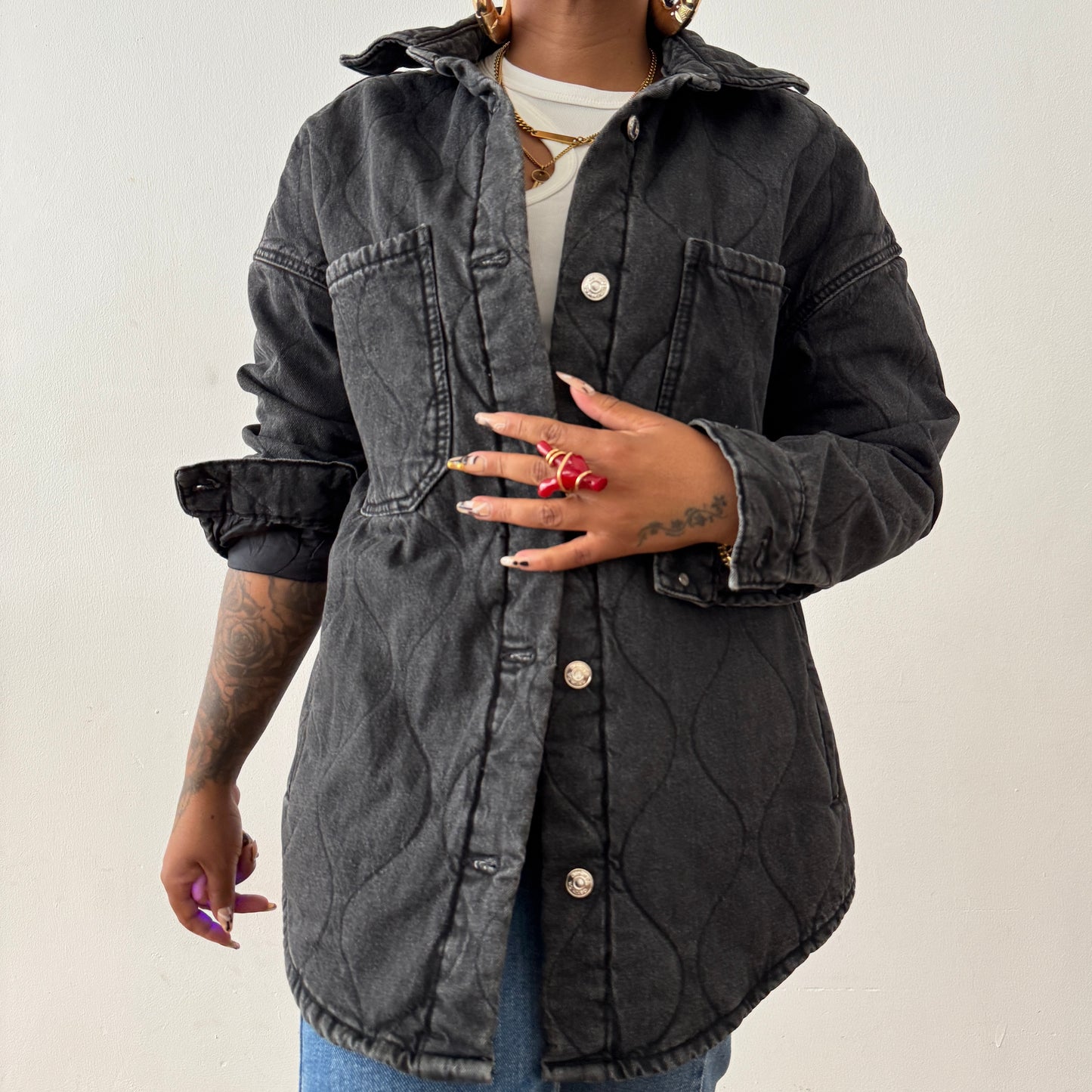 Newly Added: Denim Winter Shacket