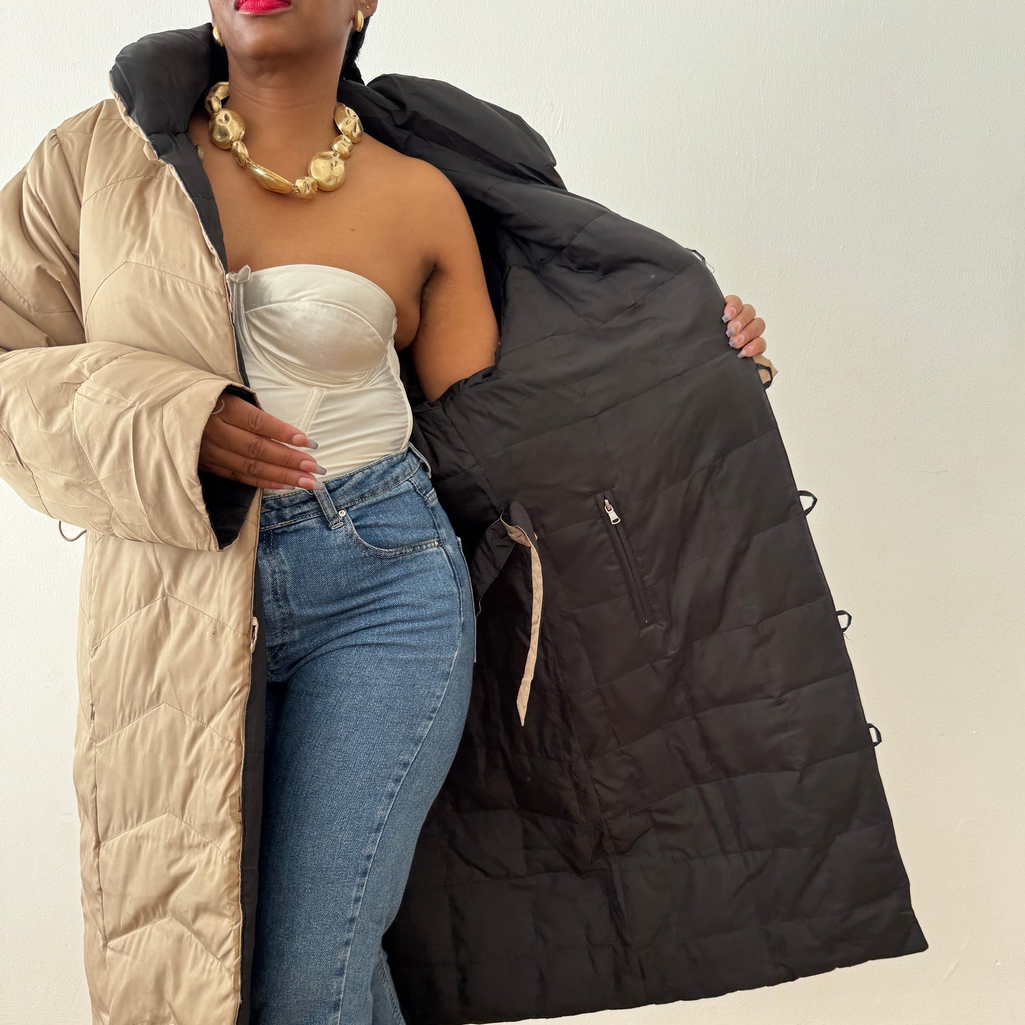Newly Added: Brand New Reversible Duck Down Winter Puffer Jacket