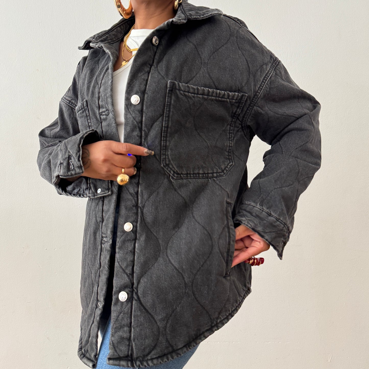 Newly Added: Denim Winter Shacket