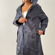 Load image into Gallery viewer, Hooded Weather Resistant Trench Coat