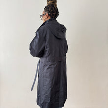 Load image into Gallery viewer, Hooded Weather Resistant Trench Coat