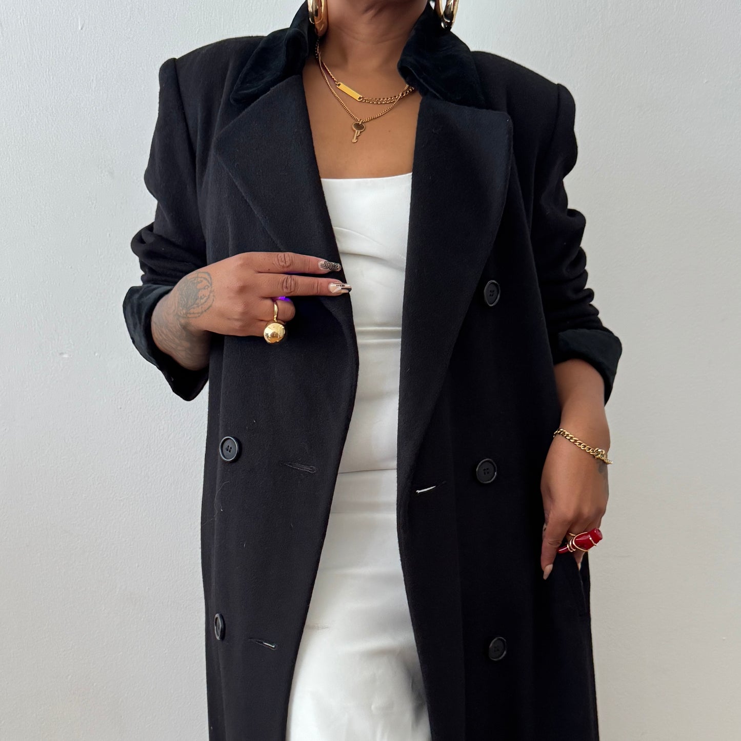 Newly Added: Brand New Winter Quality Coat with Velvet Collar and Sleeve