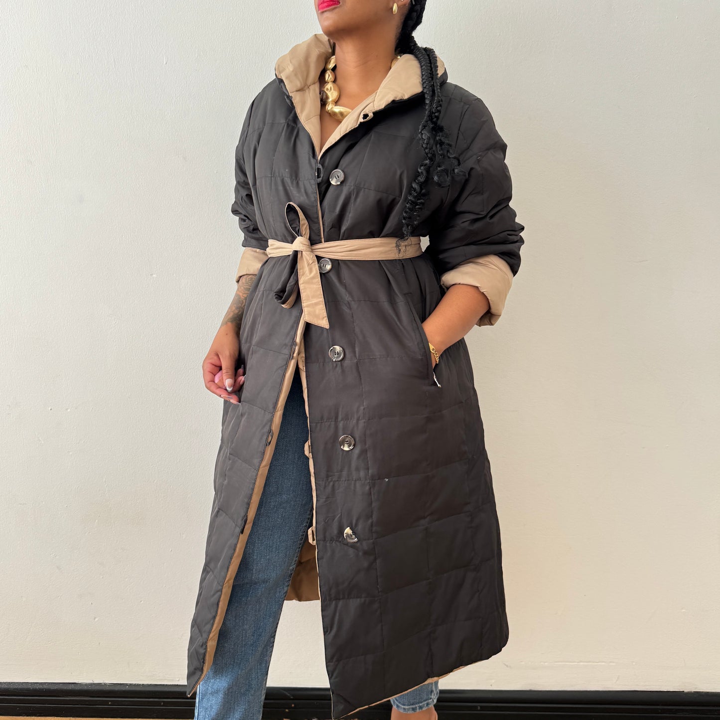 Newly Added: Brand New Reversible Duck Down Winter Puffer Jacket