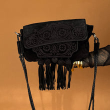 Load image into Gallery viewer, Newly Added: Zara Branded Genuine Suede Sling Bag with Tassels