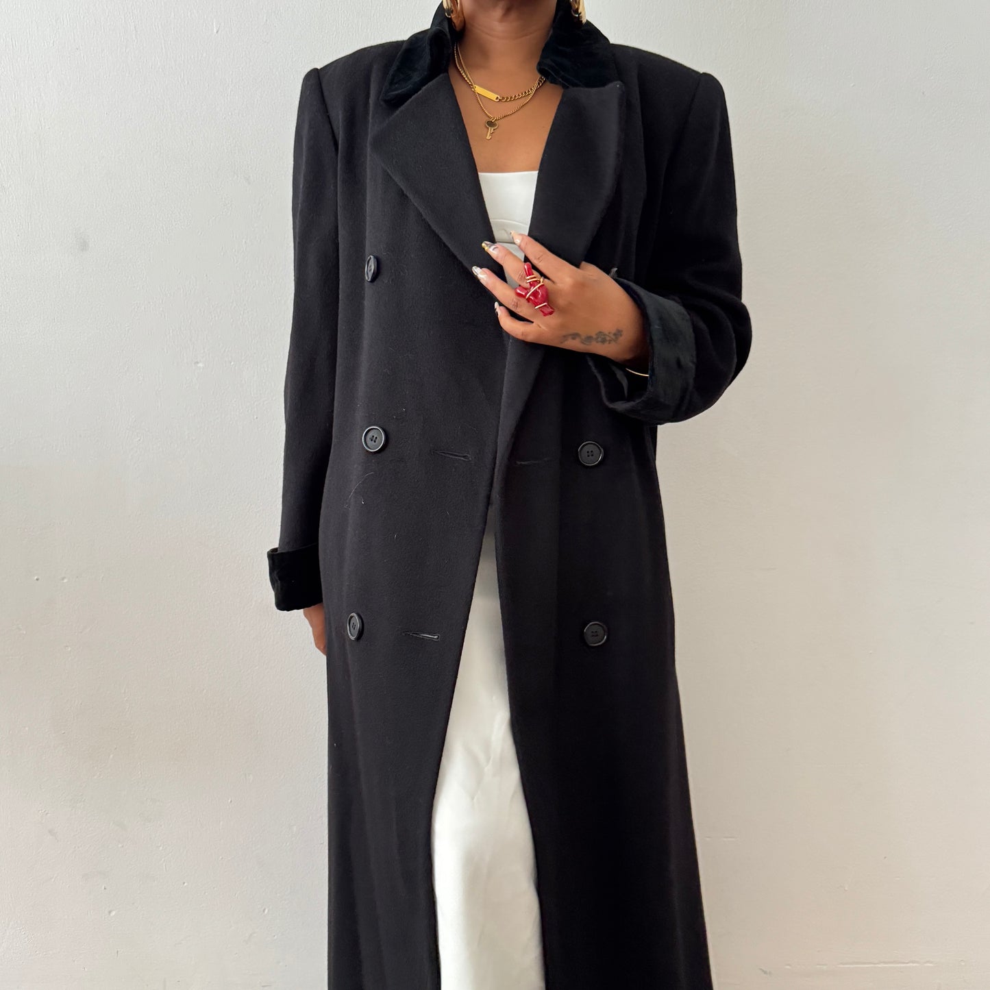 Newly Added: Brand New Winter Quality Coat with Velvet Collar and Sleeve