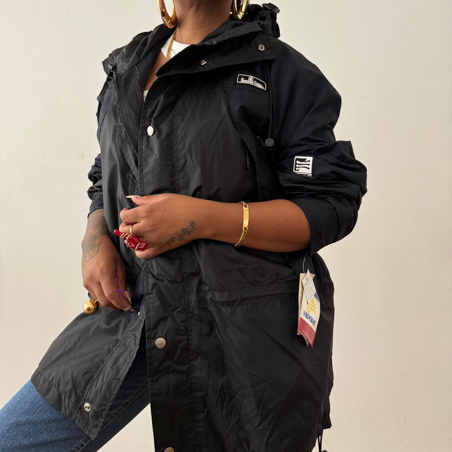 Newly Added: Branded Hiking Detailed Windbreaker