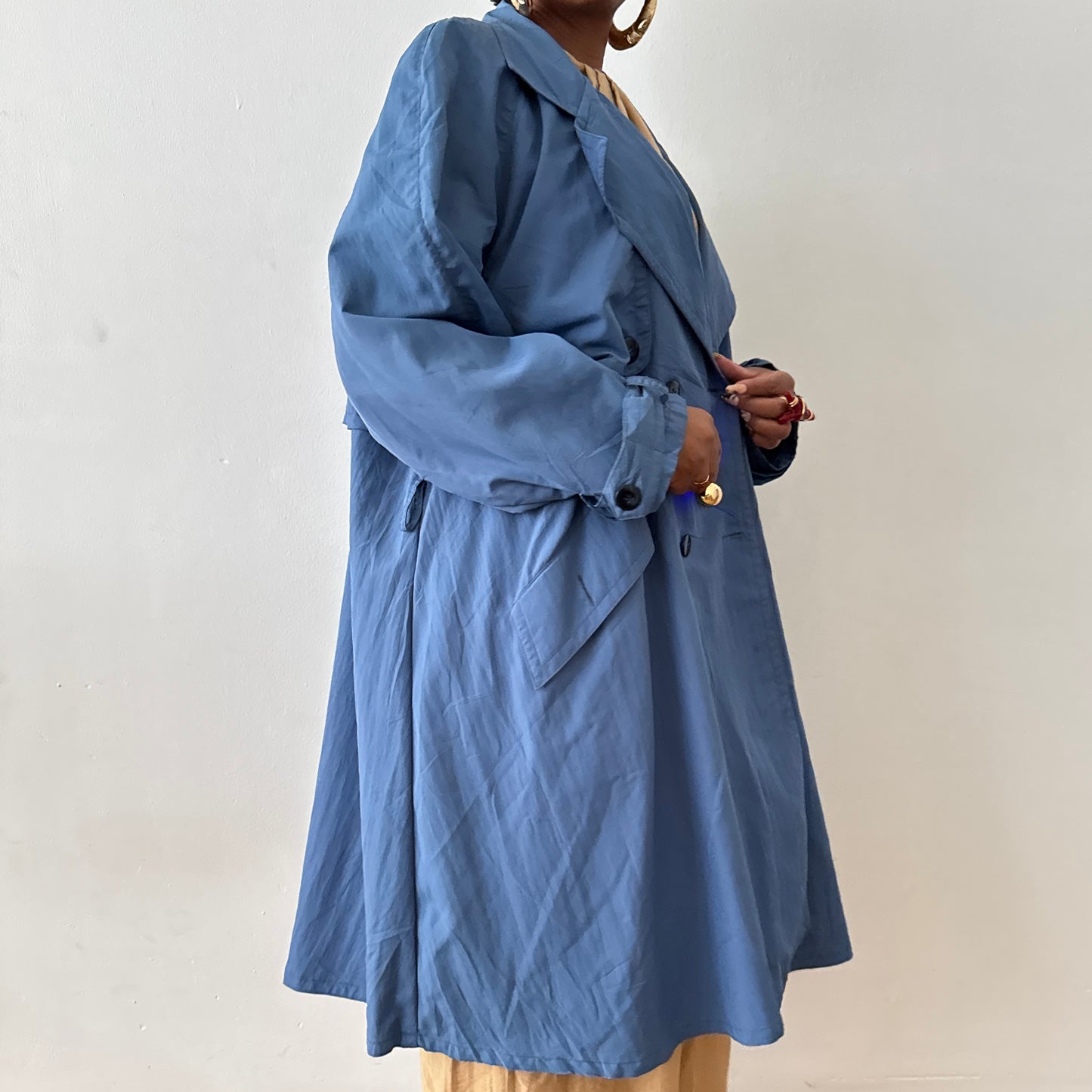 Newly Added: Brand New Vintage Trench Coat **No belt