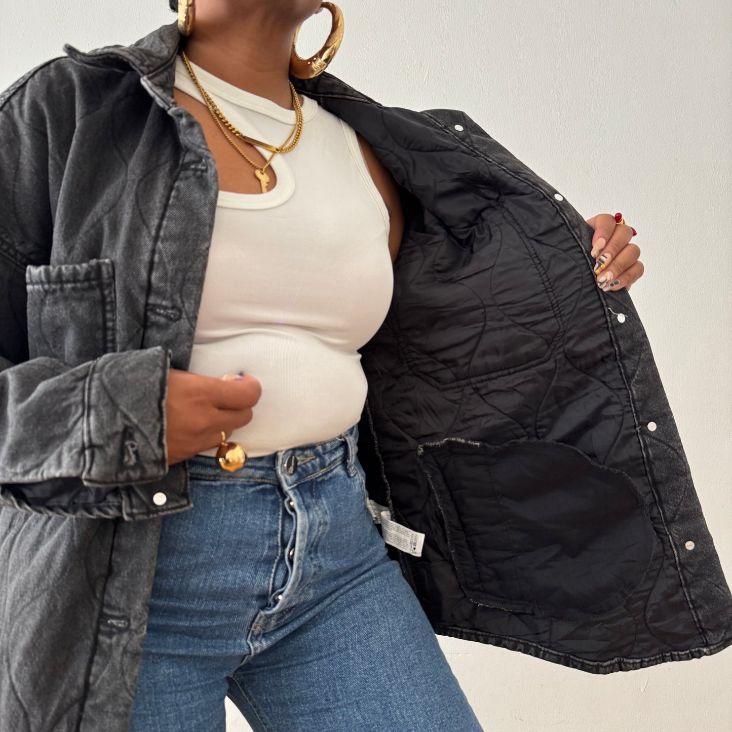 Newly Added: Denim Winter Shacket