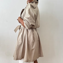 Load image into Gallery viewer, Light Vintage Trench Coat
