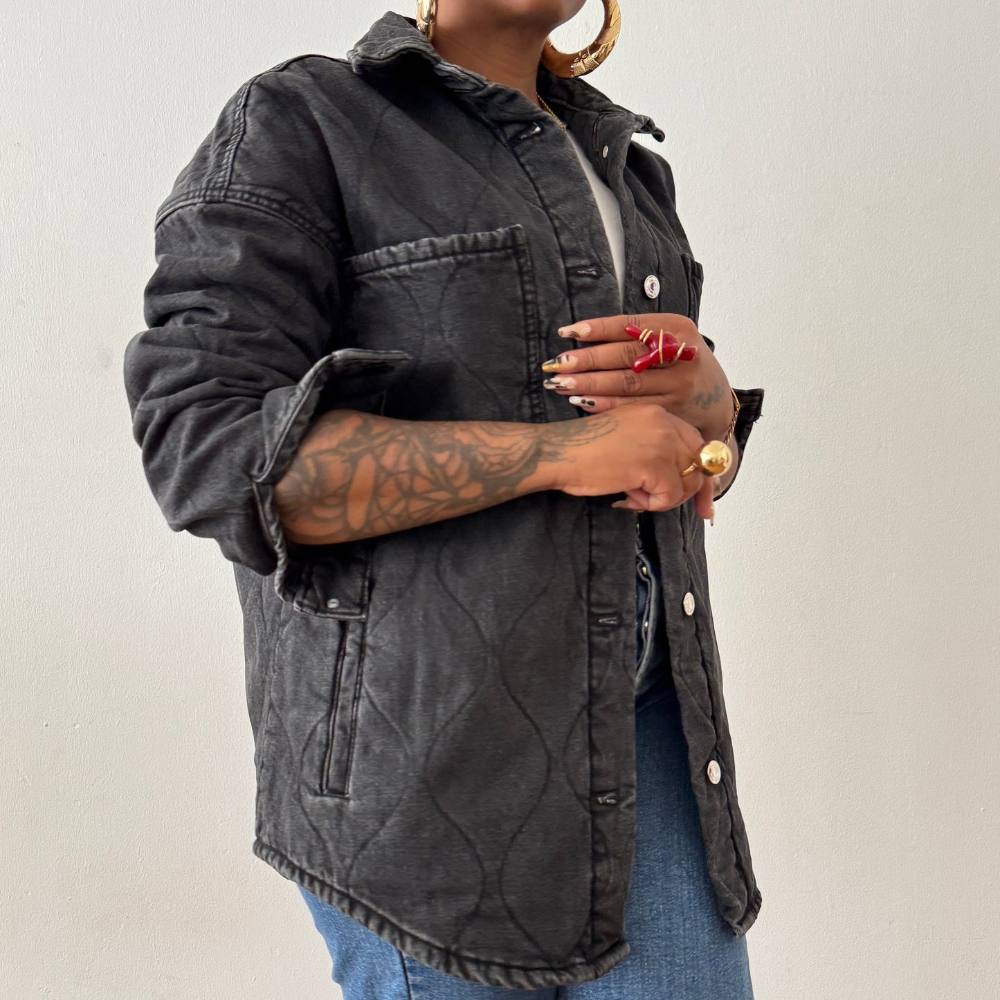 Newly Added: Denim Winter Shacket