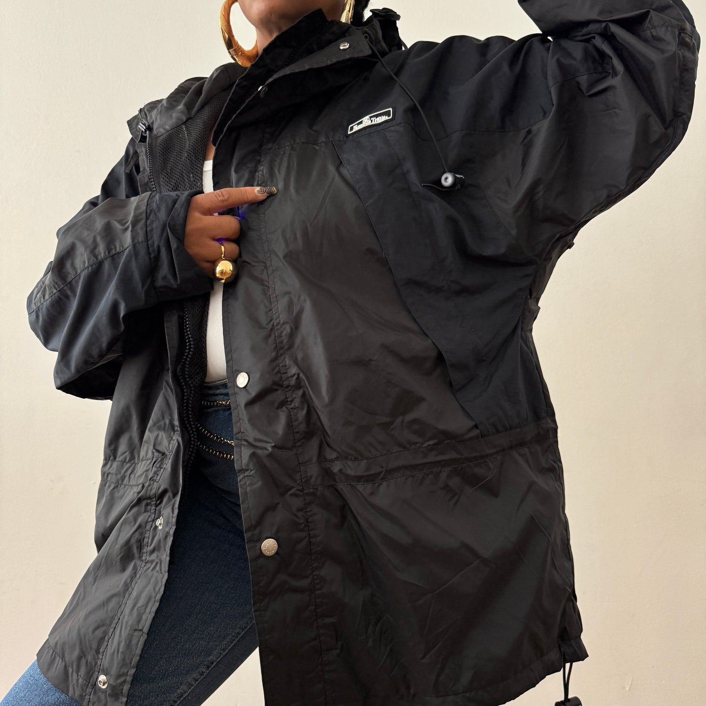 Newly Added: Branded Hiking Detailed Windbreaker