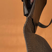 Load image into Gallery viewer, Newly Added: Genuine Leather Vintage Woven Tote Bag