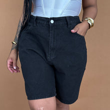Load image into Gallery viewer, Newly Added: Stretchy Waist Denim Shorts