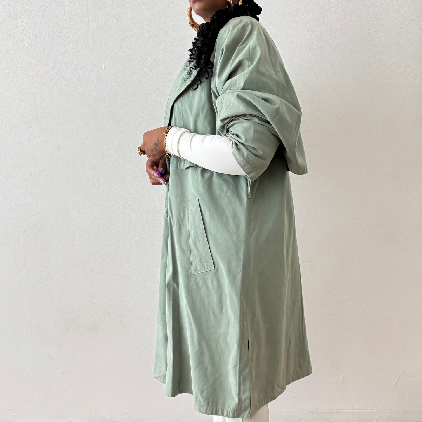 Newly Added: Vintage Trench coat **No Belt