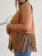 Load image into Gallery viewer, Fringe/Tassel Genuine Suede Waistcoat