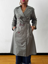 Load image into Gallery viewer, Elegant Double Breasted Rain Coat