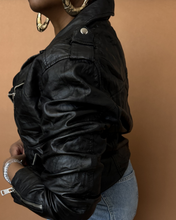 Load image into Gallery viewer, Newly Added: Genuine Leather Biker Jacket