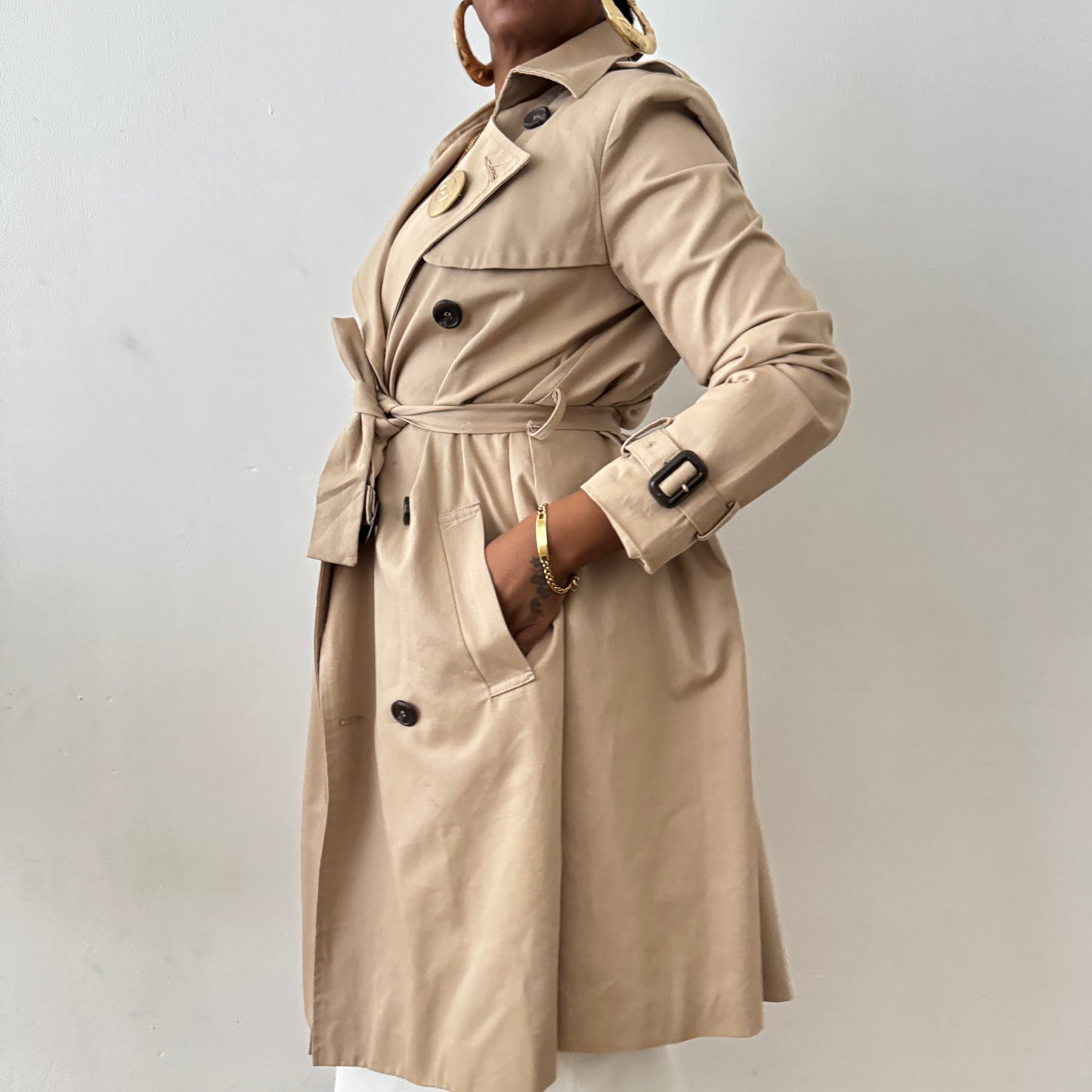 Newly Added: Double BreastedTrench Coat
