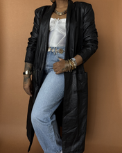 Load image into Gallery viewer, Newly Added: Genuine Leather Trench Coat