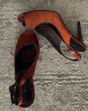 Load image into Gallery viewer, Newly Added: Burnt Orange Slip On Heels