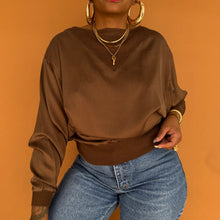 Load image into Gallery viewer, Newly added: silk and woollen batwing blouse