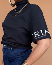 Load image into Gallery viewer, Branded: Pringle Black High-Neck T-Shirt - Thrift Happens 2