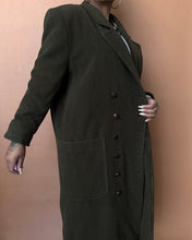 Load image into Gallery viewer, Newly Added: Olive Green Double Breasted Coat