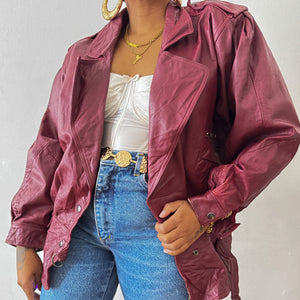 Batwing Genuine Leather Jacket