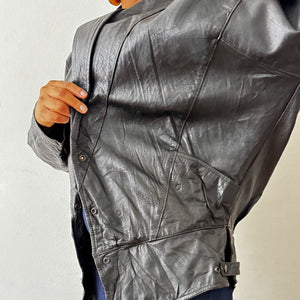Newly Added: Genuine Leather Batwing Jacket