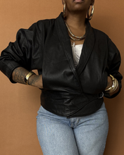 Load image into Gallery viewer, Newly Added: Vintage Batwing Genuine Leather Jacket