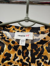 Load image into Gallery viewer, Newly Added: Rabanne x H&amp;M Collab Leopard Print Branded Shirt