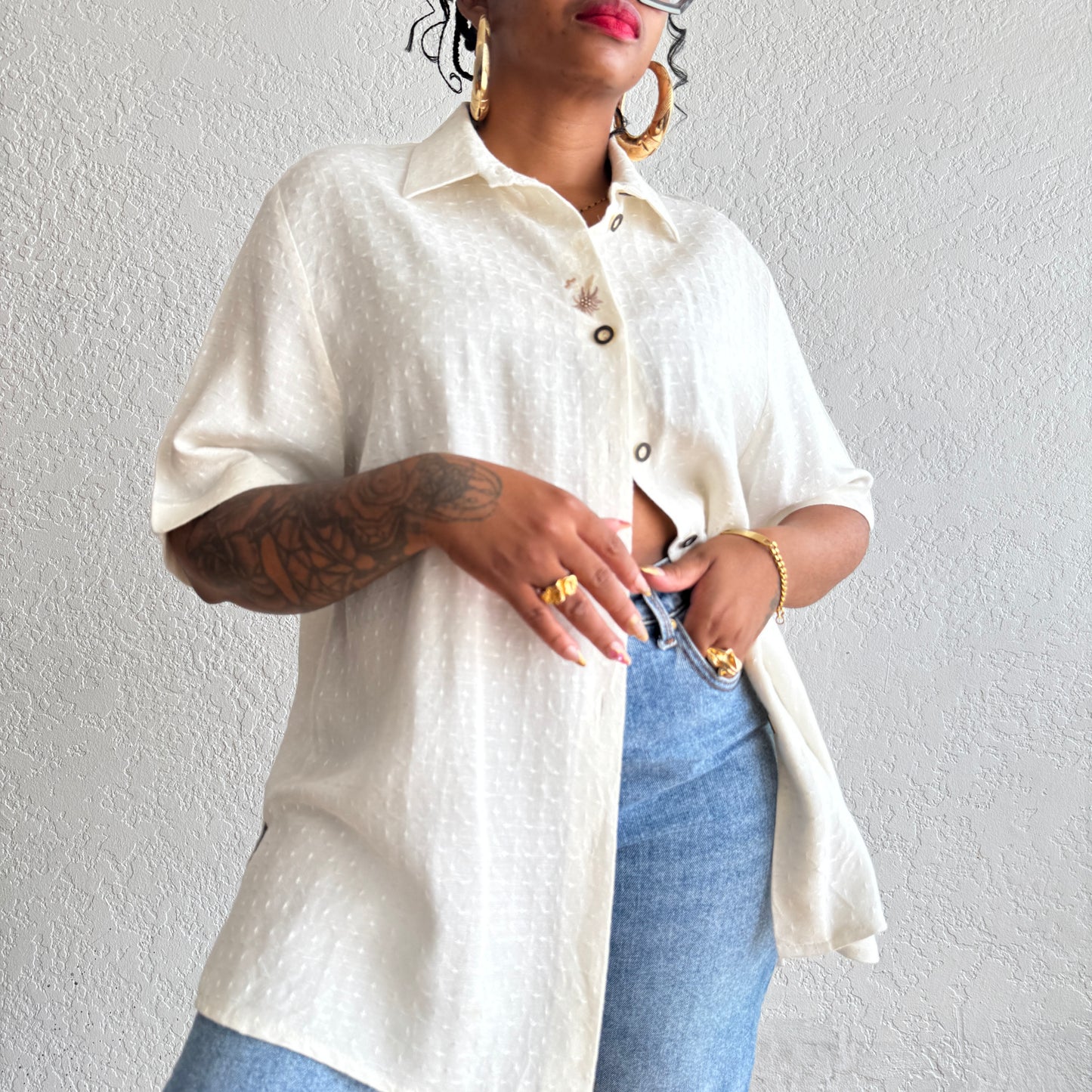 Vintage Linen Summer Shirt