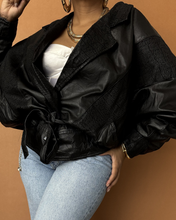 Load image into Gallery viewer, Newly Added: Vintage Batwing Genuine Leather Jacket