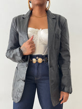 Load image into Gallery viewer, Newly Added: Genuine Leather Blazer