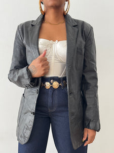 Newly Added: Genuine Leather Blazer